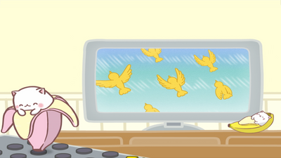 Bananya Watches TV, Nya