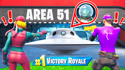 BREAK into AREA 51 to Hide in Fortnite