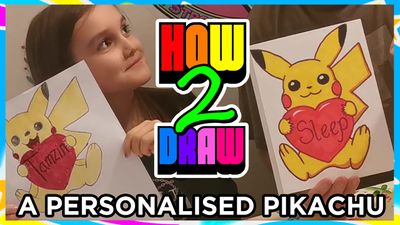 How to Draw a Personalised Pikachu