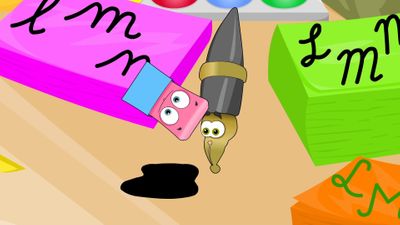 Letter L, letter M, letter N