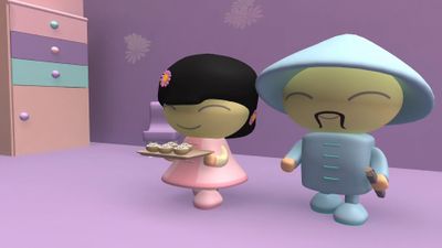 Yi - happy Chinese girl