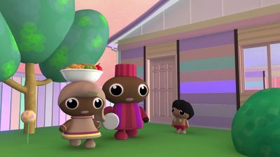 Ada - decorating African girl