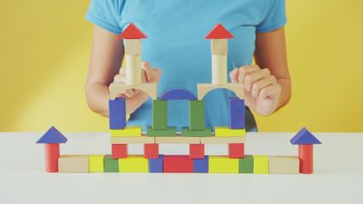Wooden building blocks 1