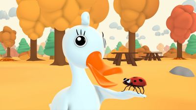 Beetles in the Leaves