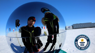 Longest assisted journey across Antarctica on skis (female)