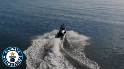 Longest open ocean journey by aquabike (jetski) - unsupported