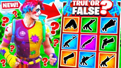 Fortnite True or False for Weapons with Sigils