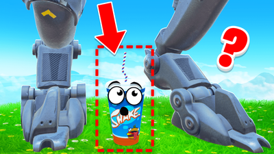 HIDE from the MECH as a Prop in Fortnite