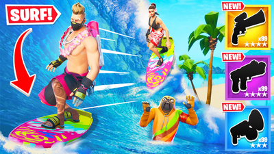 I SURFED in Fortnite For Loot!
