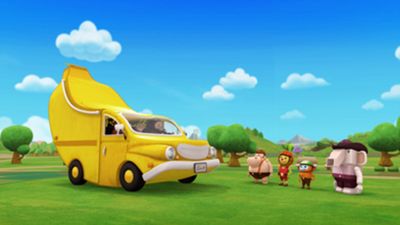 Look At That Flying Banana Camper!