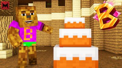 How to Back a Minecraft Cake