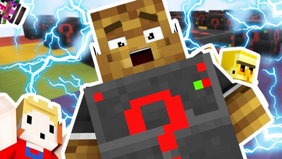 ELECTRIC LUCKY BLOCK MONEY HUNT *MOST OP MOD EVER* - Minecraft Modded Mini-Game