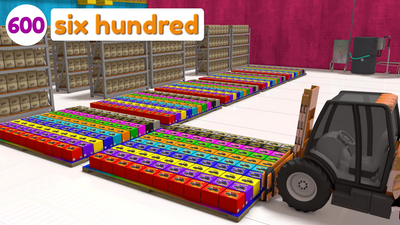 Counting Monster Trucks Part 3 - 1 to 1000