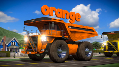 Learn Colors with Dump Trucks - Part 1