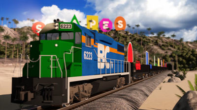 Shapes Train Island Adventure