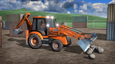 Learn About Backhoes - Construction Vehicles for Children