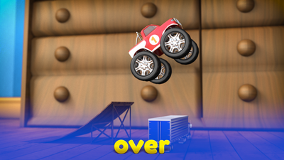 Find the Vehicles - Learning English Prepositions for Kids