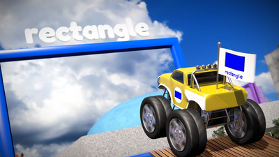 Carnival Learning Pt1 - Learn Shapes with Monster Trucks and a Carnival Game for Kids