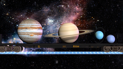 Science for Kids - Learn About the Solar System with the Planets Train!