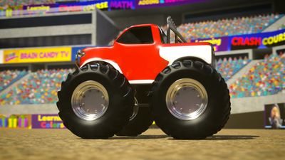 Learn Color Mixing with Monster Trucks - Part 1