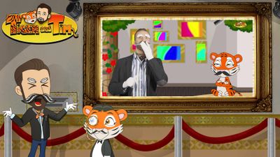 Picture This: Spaceship Shaped Art - Tiger and Tim