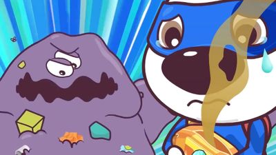 Venganza del monstruo de la basura