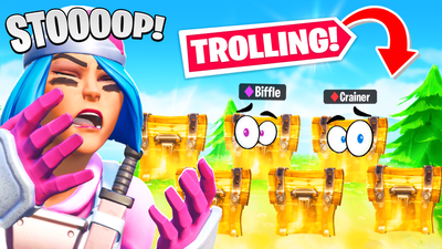 We Trolled Crainer in Fortnite Until He Raged